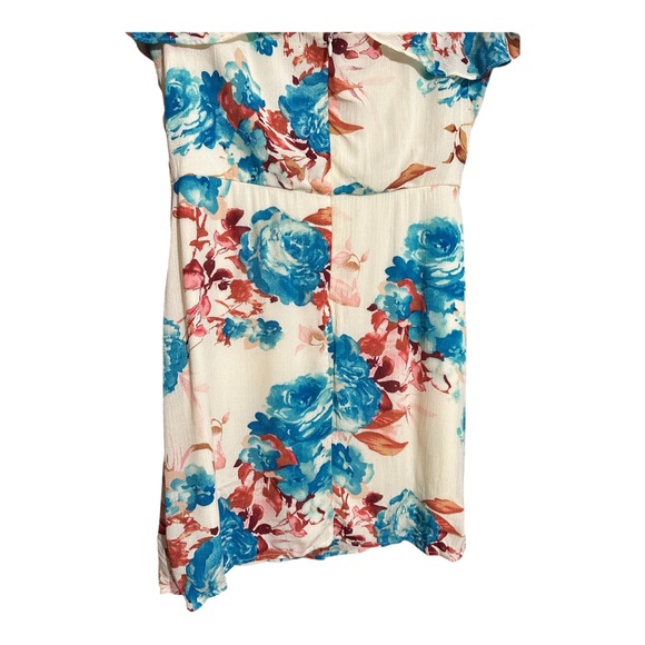 GYPSIES & MOONDUST Western spaghetti strap cold shoulder floral print dress - Picture 5 of 13